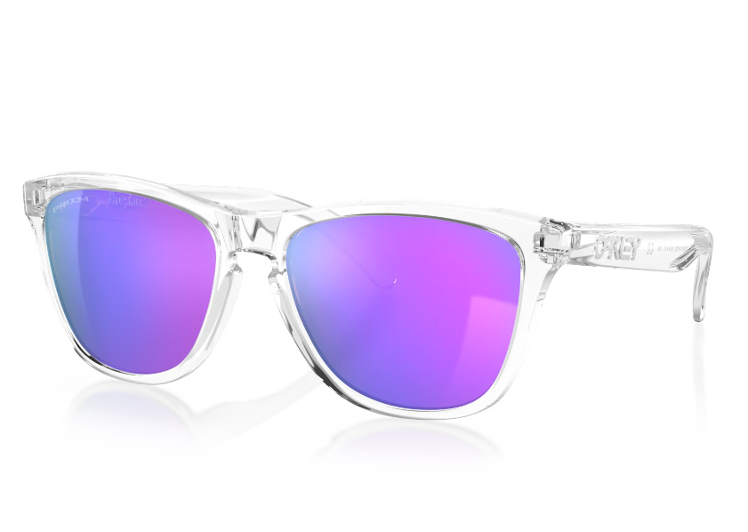 Oakley Occhiali Oakley Frogskins trasparente lenti prizm violet