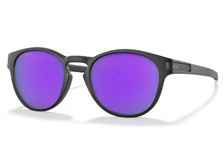 Oakley Occhiali Oakley Latch nero opaco lenti prizm violet