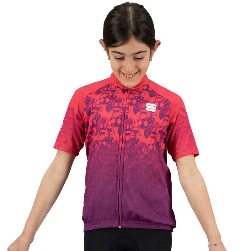 Sportful Maglia Super girl bambina bubble gum XXL