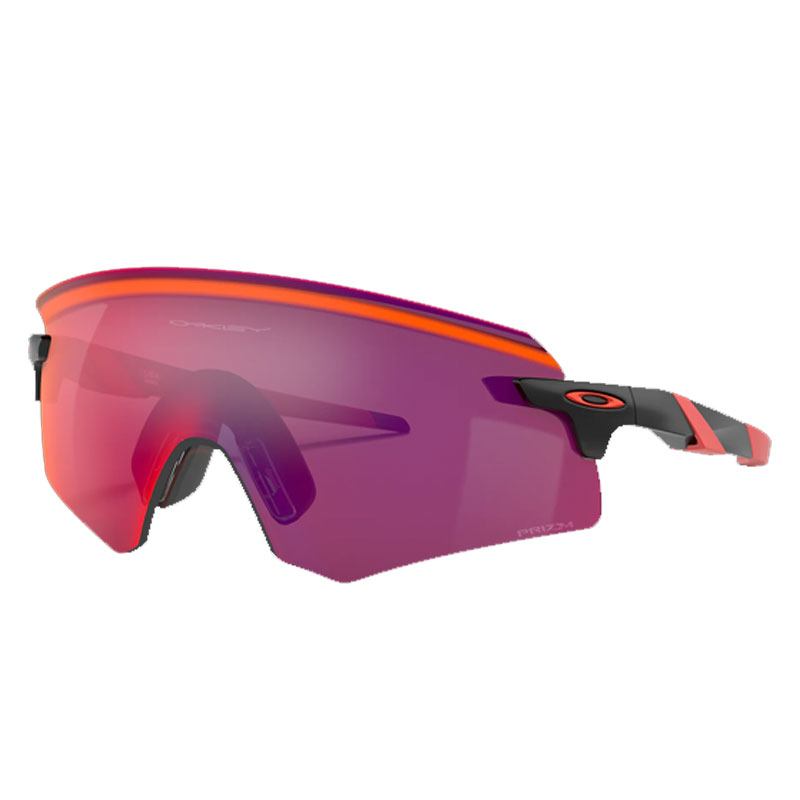Oakley Occhiali Oakley Encoder nero opaco lente prizm road rosa