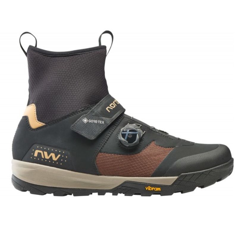 Northwave Scarpe Northwave Kingrock plus gtx nero/marrone 46