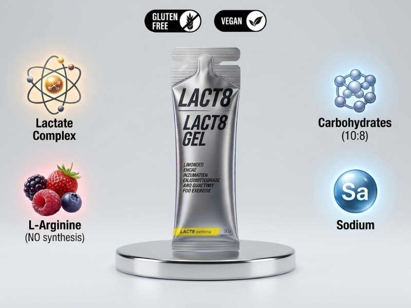 NUOVO 226ERS LACT8 GEL – Gel energetico con 45 g di carboidrati e lattato