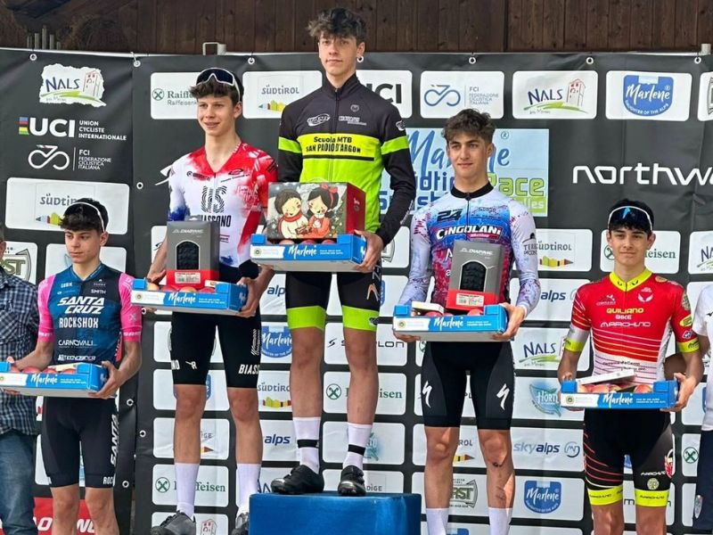 TEAM CINGOLANI SPECIALIZED: Bronzo per Tommaso Cingolani a Nalles (Cross Country), per Debora Piana (Marathon della “Spaccapria”) e per Davide Di Marco (Granfondo del Syrah).