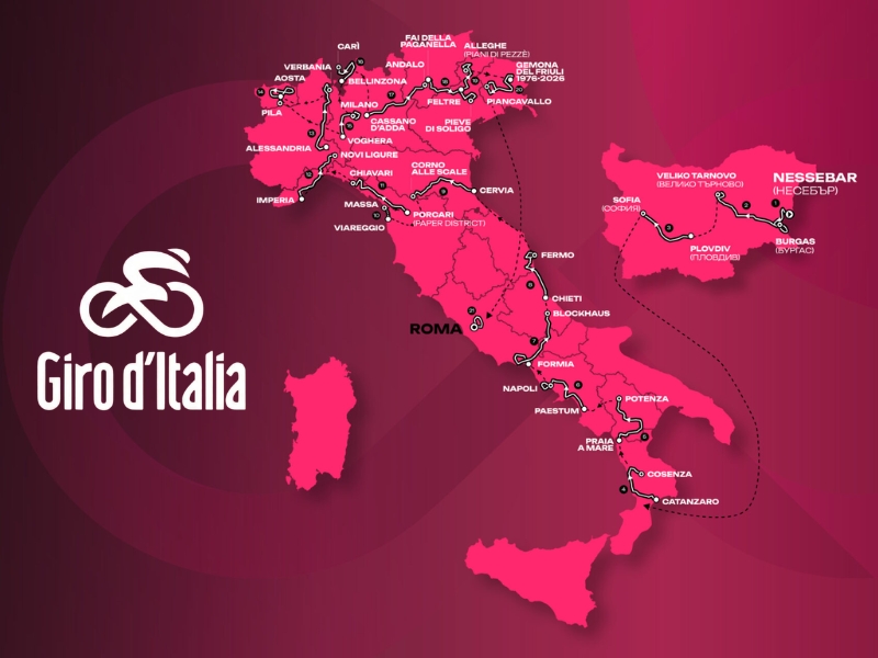 Giro d’Italia 2026: torna la Corsa Rosa