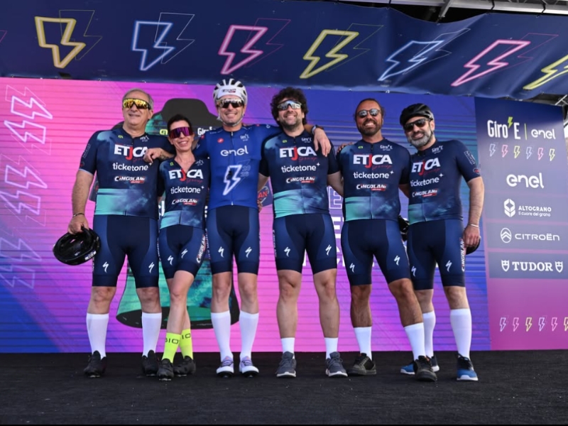 Cingolani Bike Shop protagonista al Giro-E 2026 con il Team ETJCA TicketOne guidato da Davide Ferrario