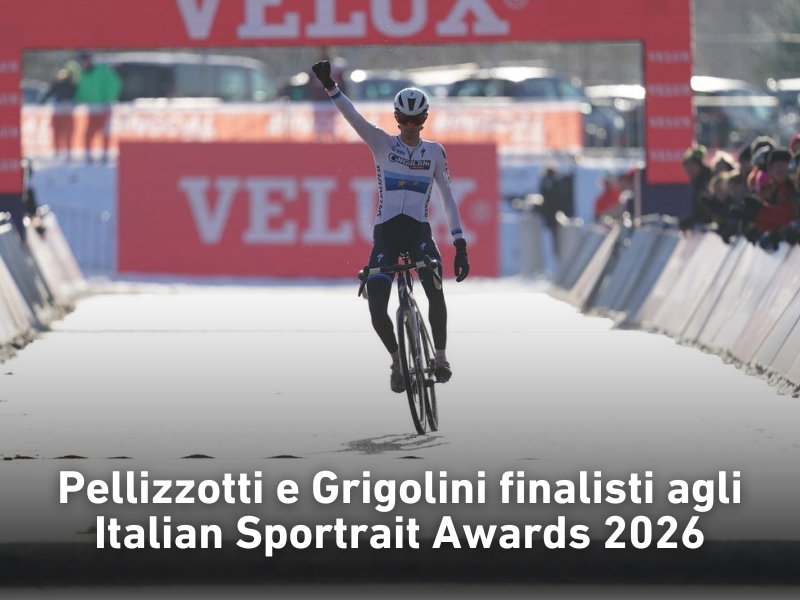 Giorgia Pellizzotti e Filippo Grigolini in finale agli Italian Sportrait Awards 2026: si vota fino al 15 Febbraio 